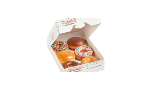Boite de 6 découverte Krispy Kreme